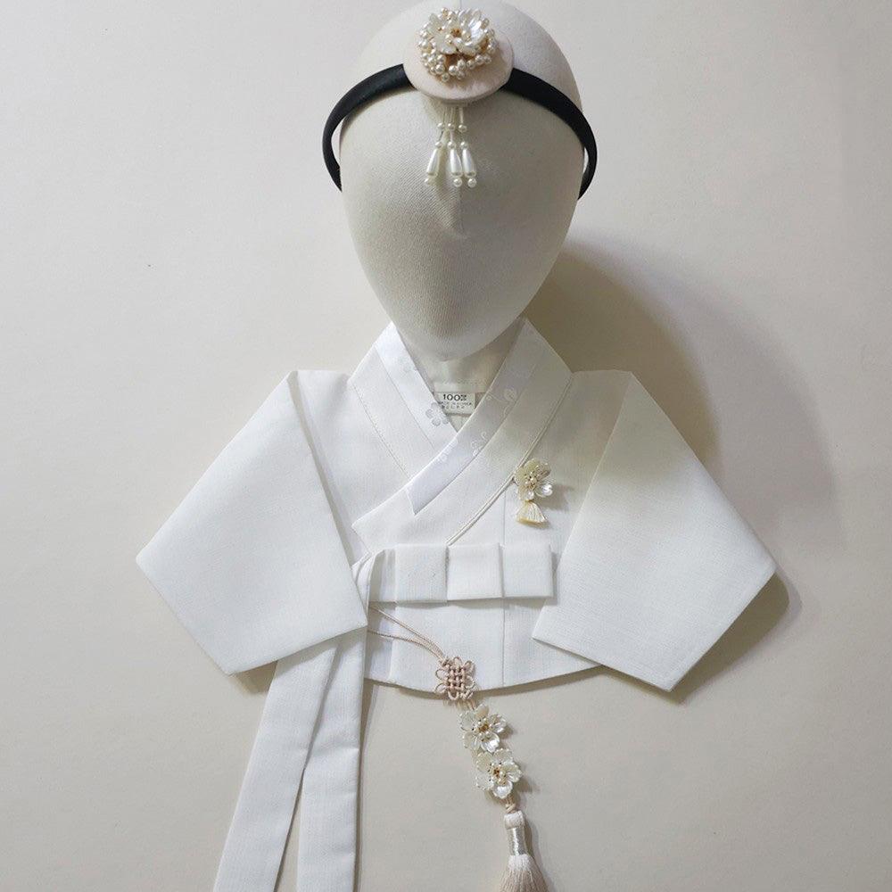 Pastel Luxe Pearl Floral Tassel Norigae - Native Korean