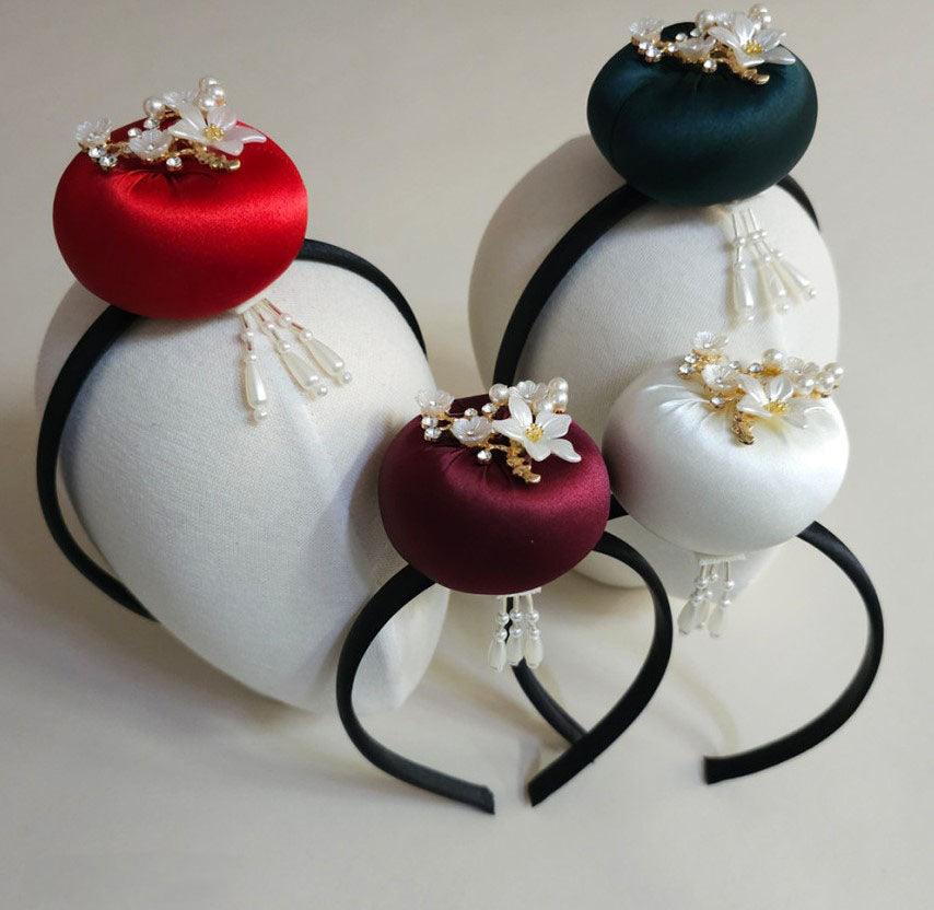 Pearl Bloom Cushion Headband - Native Korean