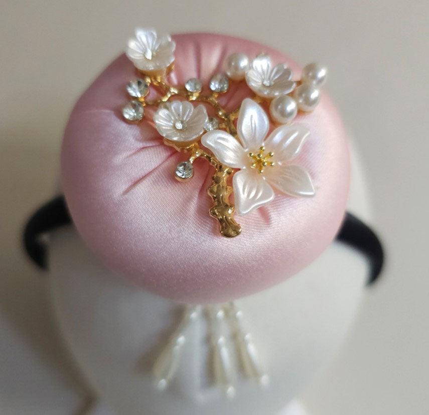 Pearl Bloom Cushion Headband - Native Korean