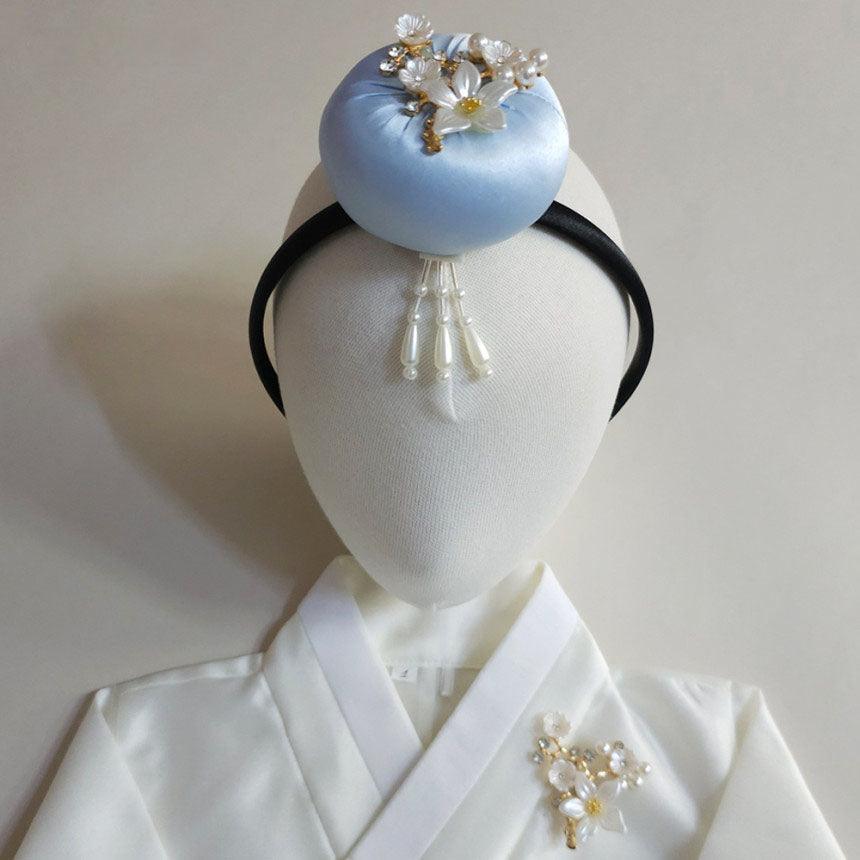 Pearl Bloom Cushion Headband - Native Korean