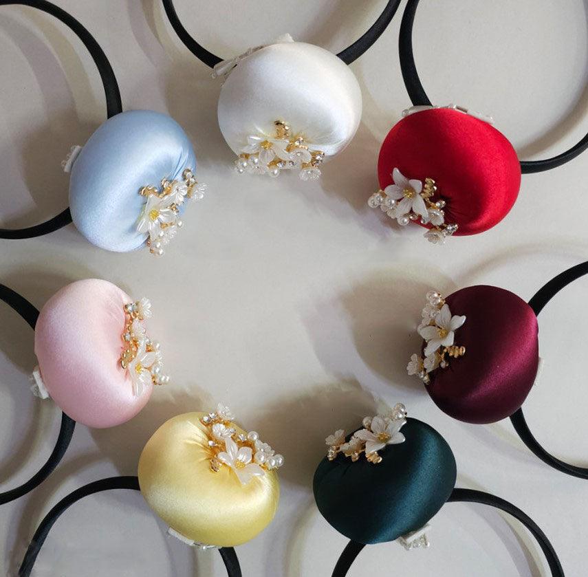 Pearl Bloom Cushion Headband - Native Korean