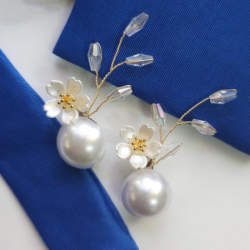 Pearl Blossoms Brooch - Native Korean