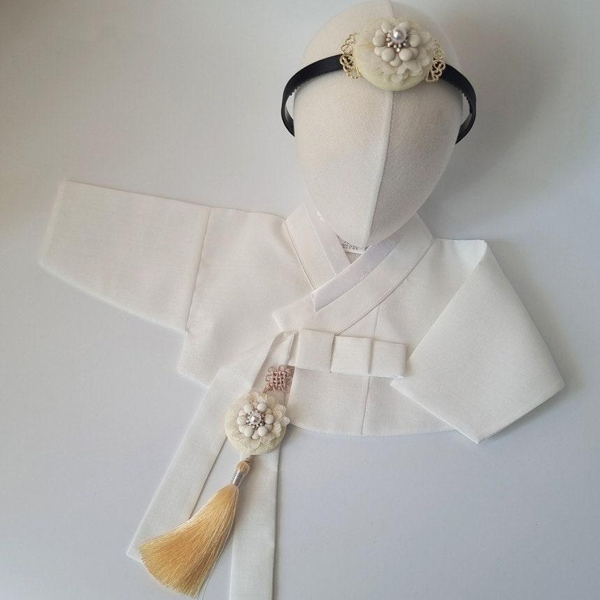 Pearl Daisy Tassel Norigae - Native Korean