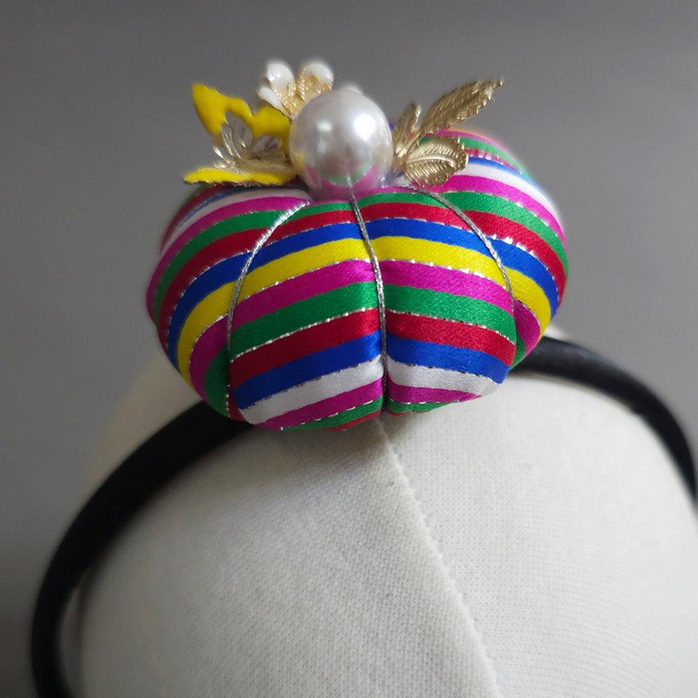Pearl Saekdong Pumpkin Headband - Native Korean