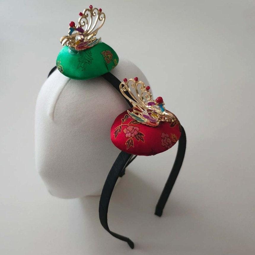 Phoenix Embroidery Headband - Native Korean