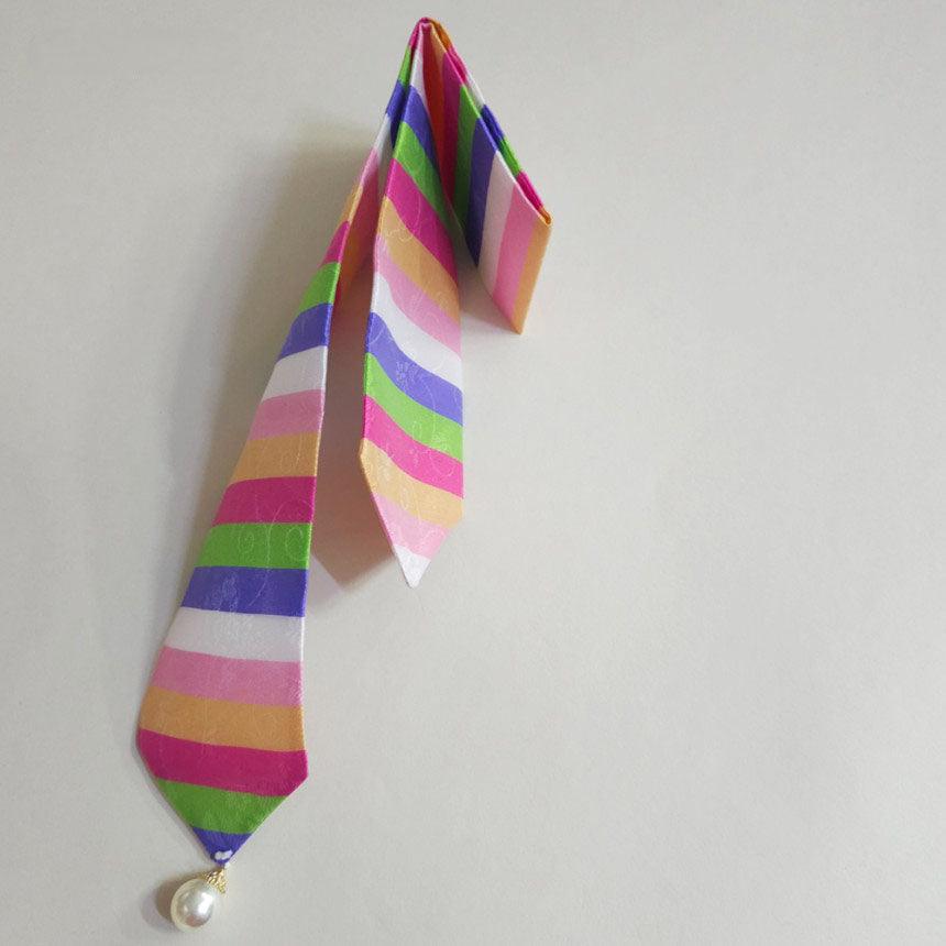 Pink Saekdong Hair Tie - Native Korean