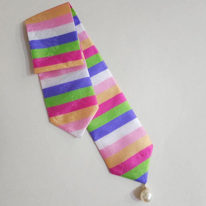 Pink Saekdong Hair Tie - Native Korean