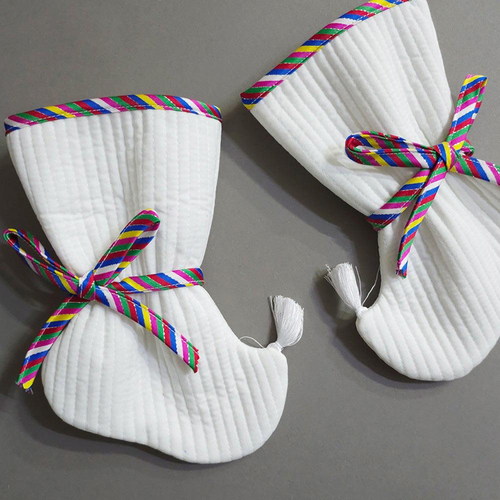 Saekdong Quilted Hanbok Socks - Native Korean