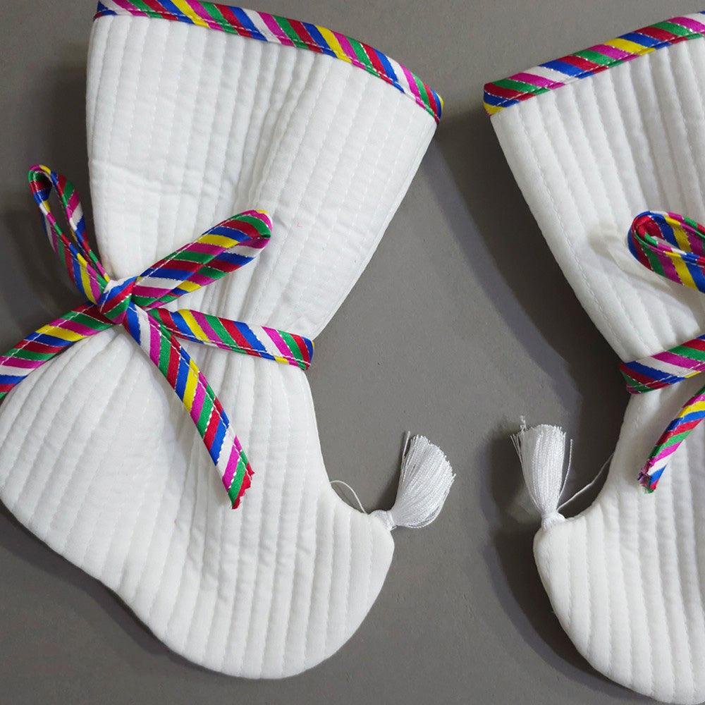 Saekdong Quilted Hanbok Socks - Native Korean