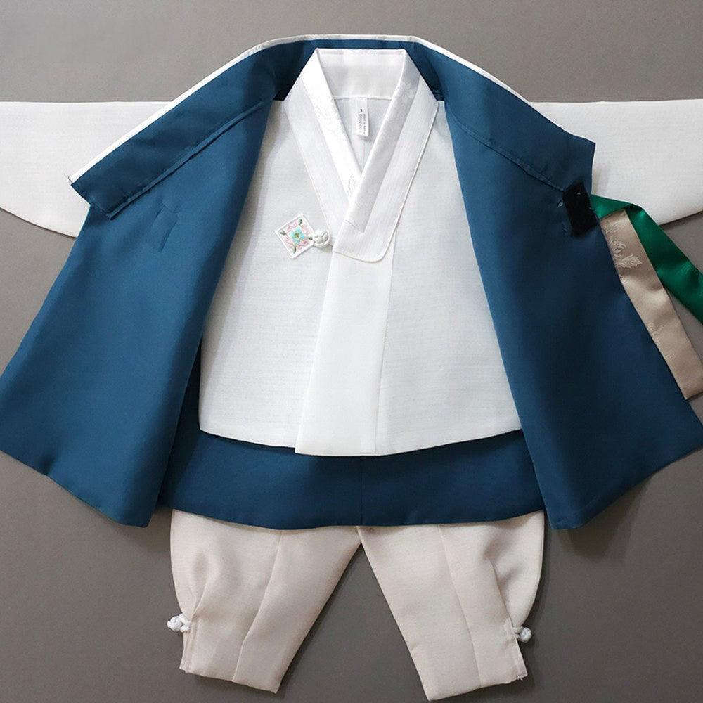 Seojoon Green Boy Hanbok (1-9YR) - Native Korean
