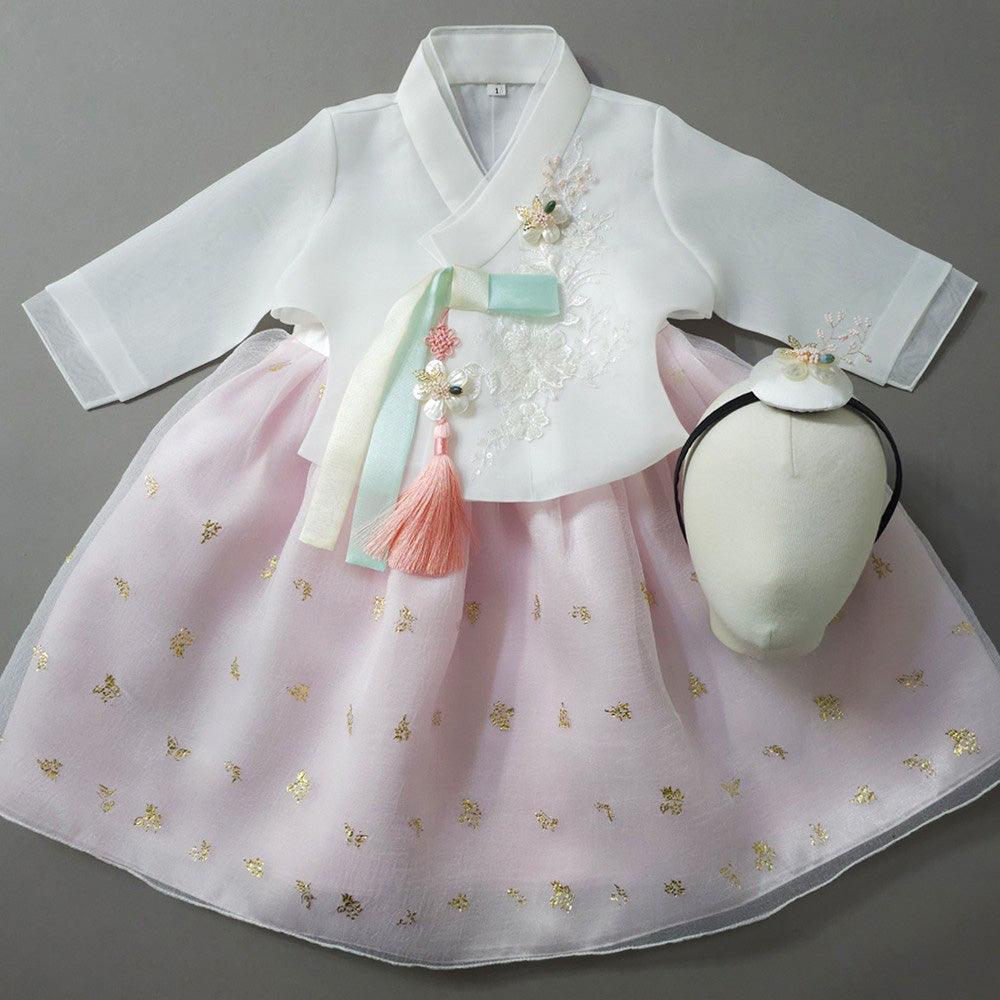 Seolhee Pink Dress Girl Hanbok (1-12YR) - Native Korean