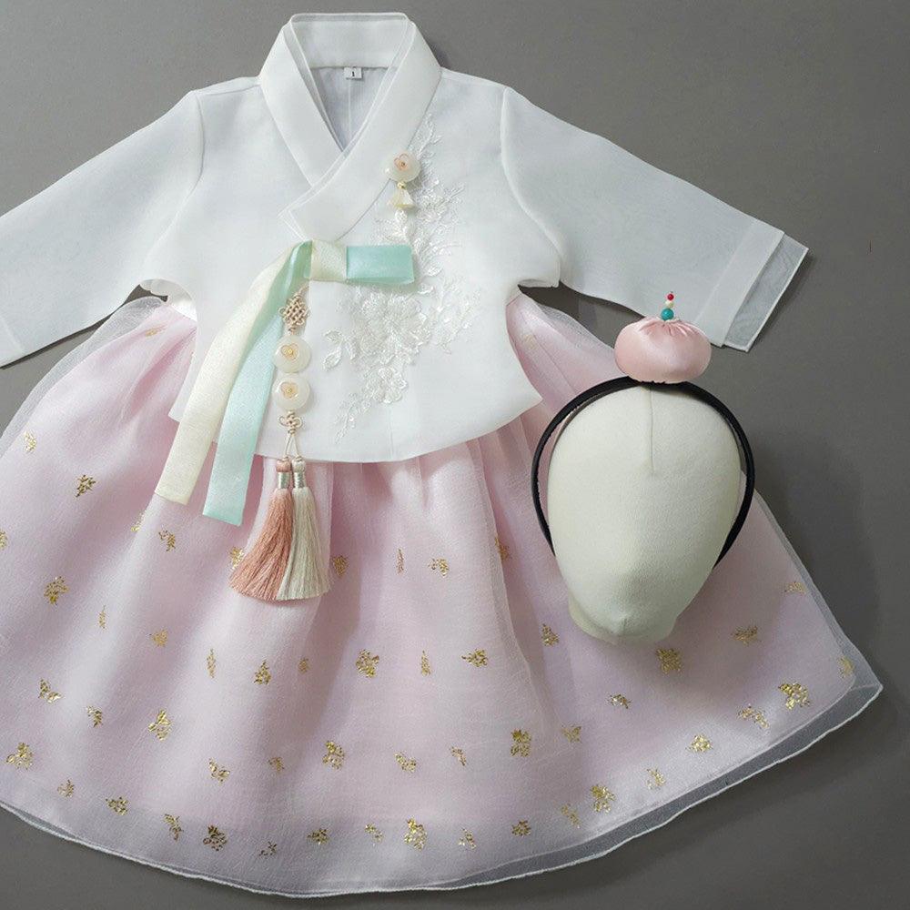 Seolhee Pink Dress Girl Hanbok (1-12YR) - Native Korean