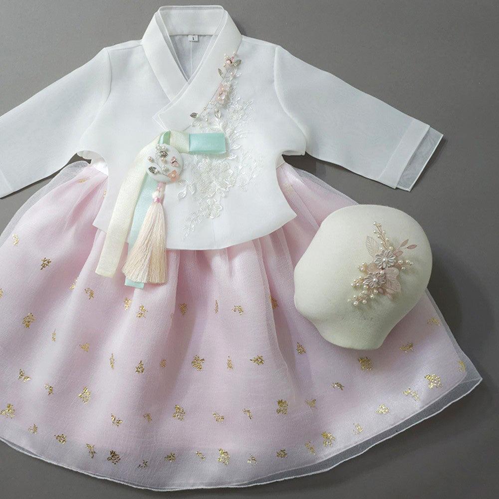 Seolhee Pink Dress Girl Hanbok (1-12YR) - Native Korean