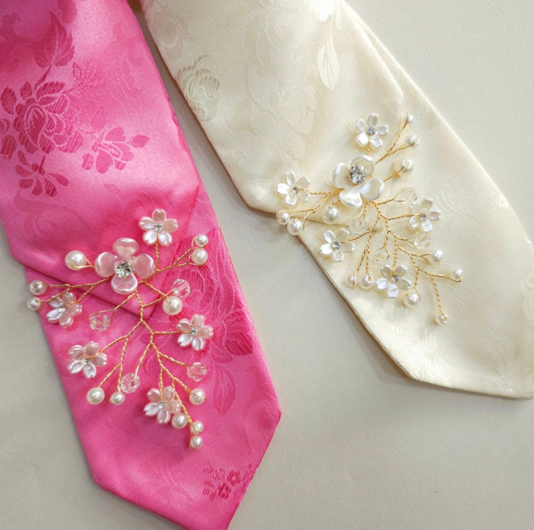Shine Beads Hair Tie - Native Korean