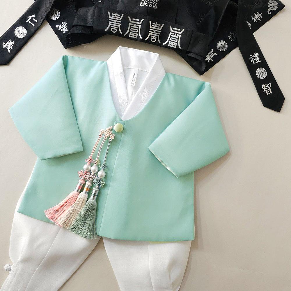 Sihoo Mint Boy Hanbok (100D-1YR) - Native Korean