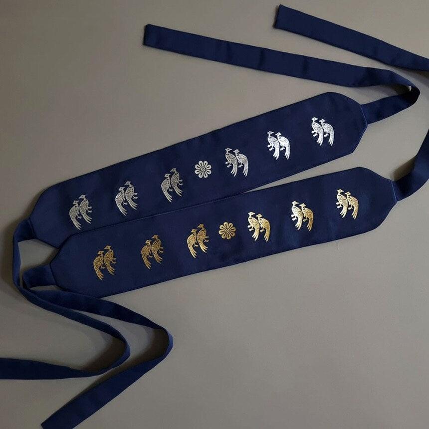 Silver Gold Foil Dol Belt - Native Korean