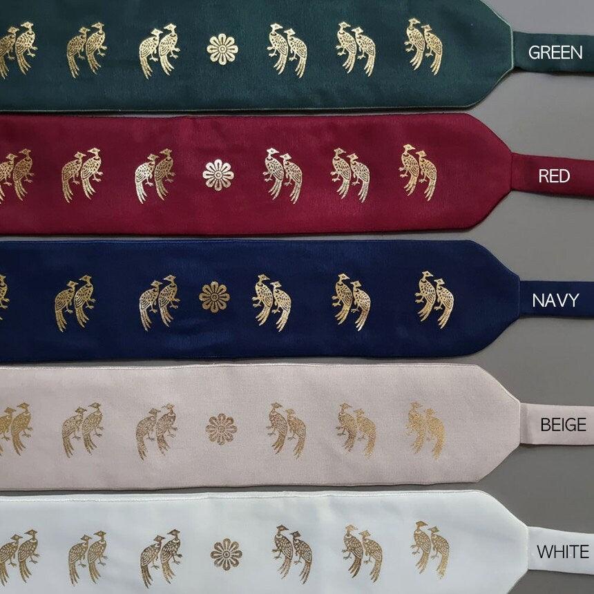 Silver Gold Foil Dol Belt - Native Korean