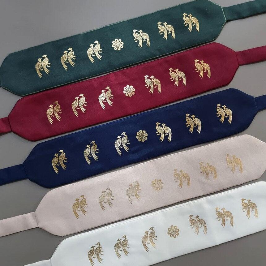 Silver Gold Foil Dol Belt - Native Korean
