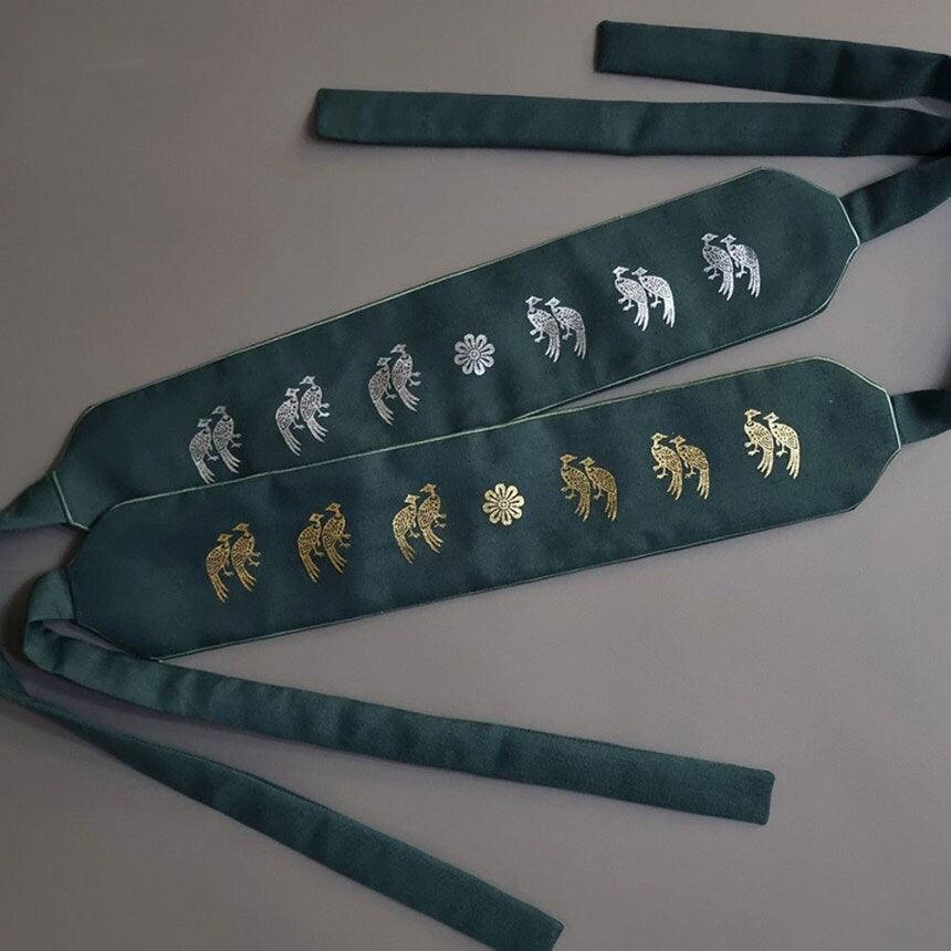 Silver Gold Foil Dol Belt - Native Korean