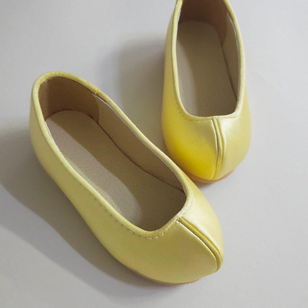 Solid Yellow Girl Hanbok Shoes - Native Korean