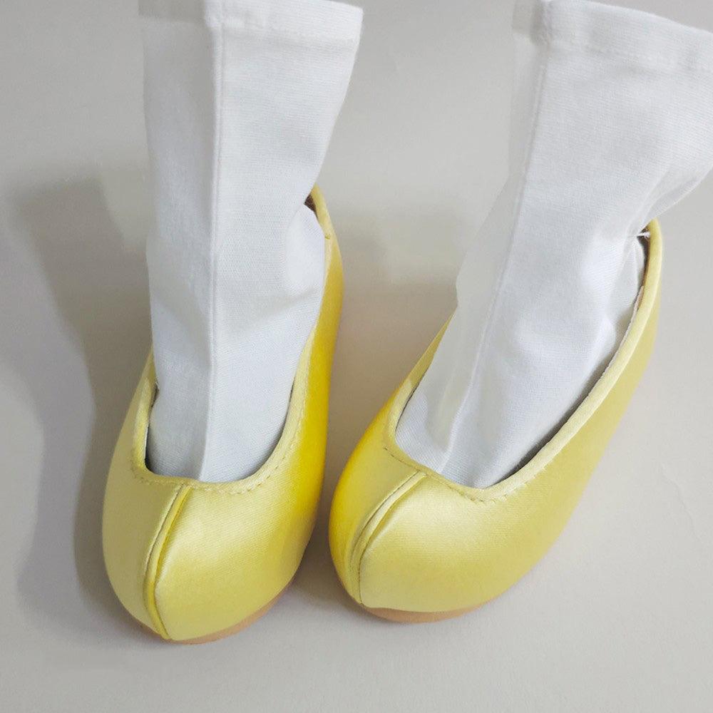 Solid Yellow Girl Hanbok Shoes - Native Korean