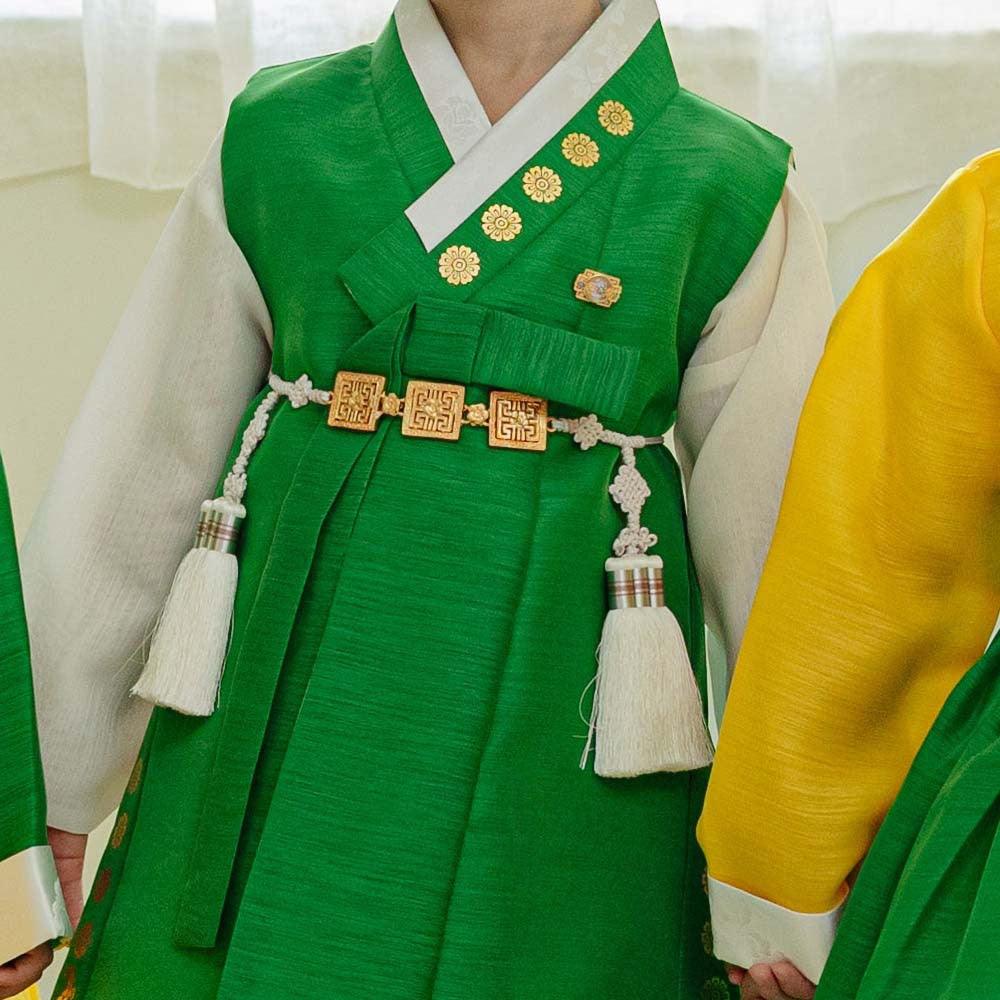 Taeri Green Boy Hanbok (1-8YR) - Native Korean