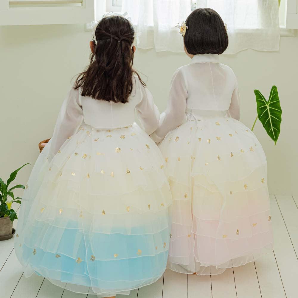 Tami Maxi Dress Girl Hanbok (1-10YR) - Native Korean