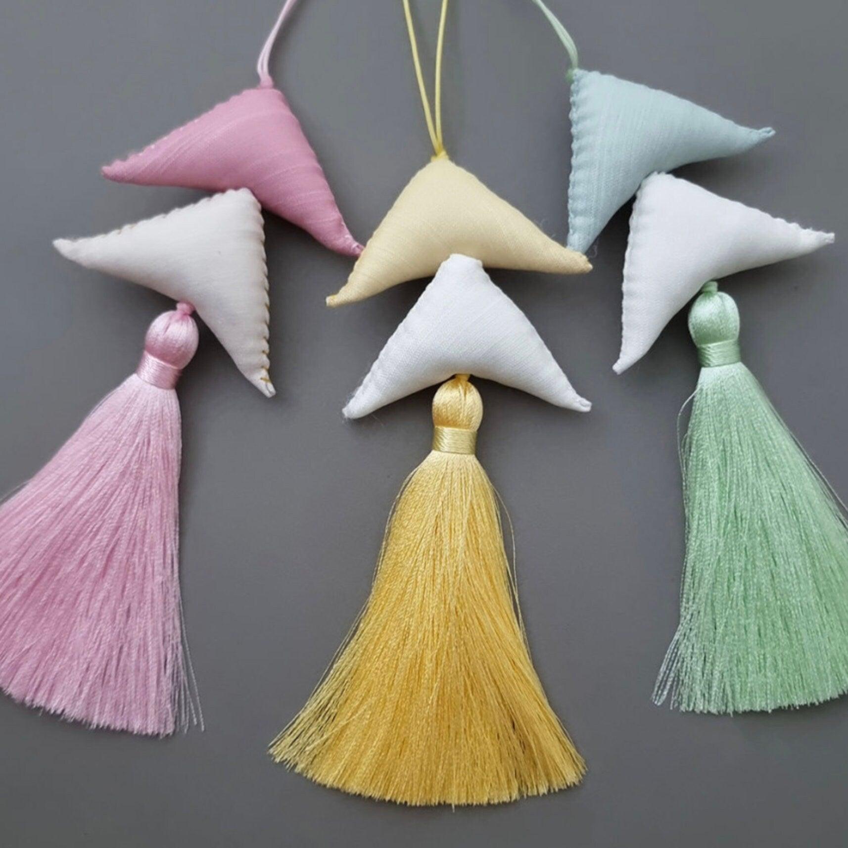 Triangle Cushion Tassel Norigae - Native Korean