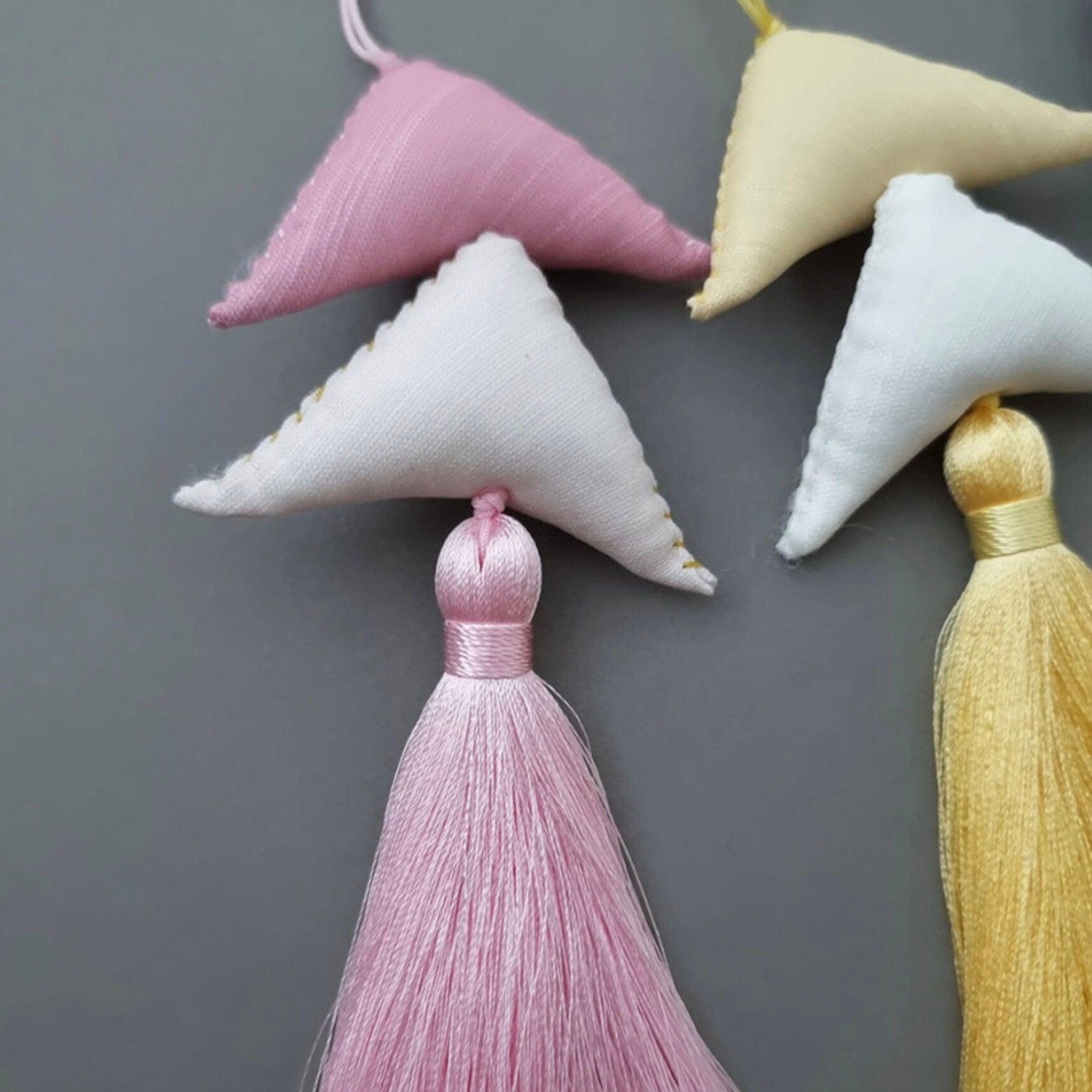 Triangle Cushion Tassel Norigae - Native Korean