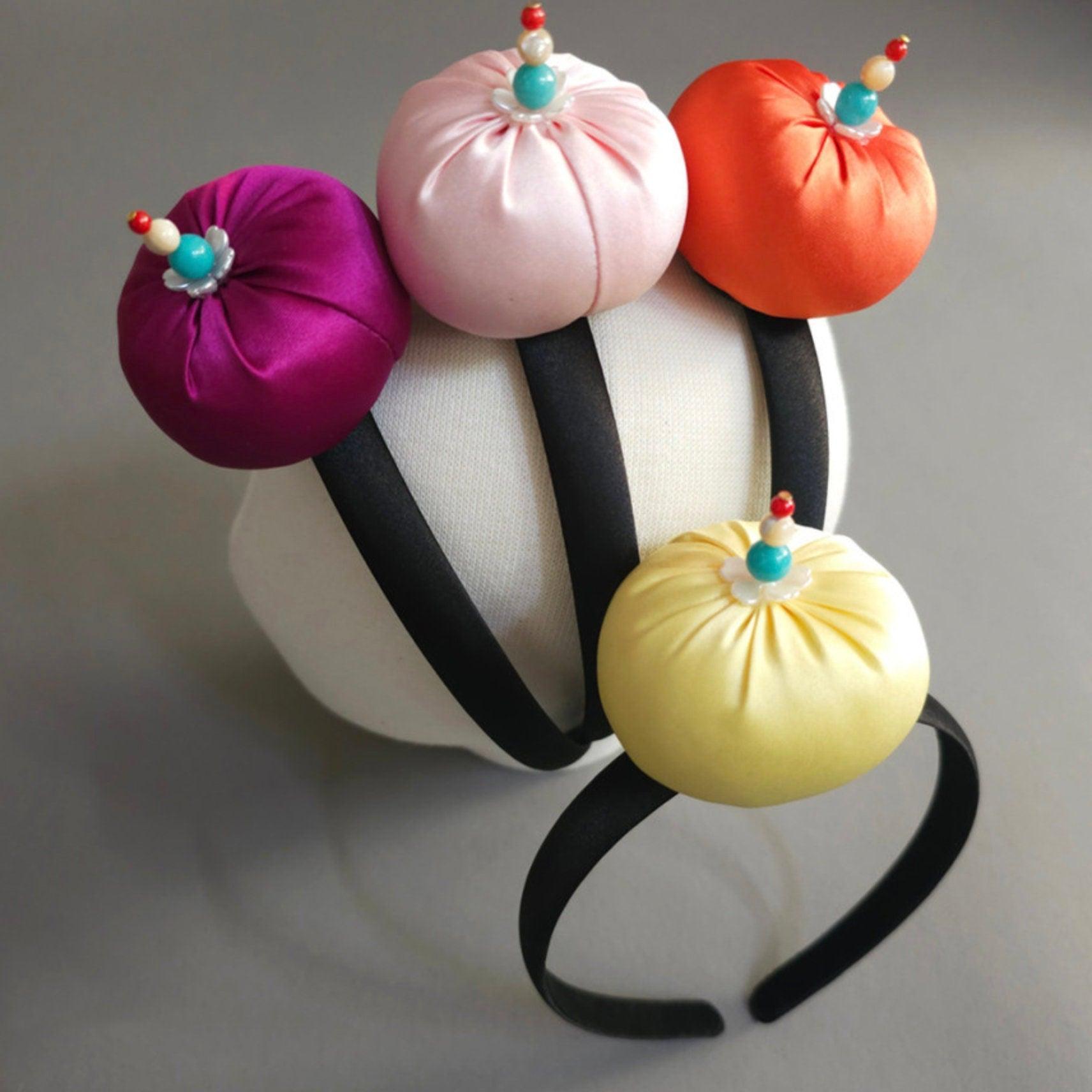 Vibrant Jade Cushion Headband - Native Korean