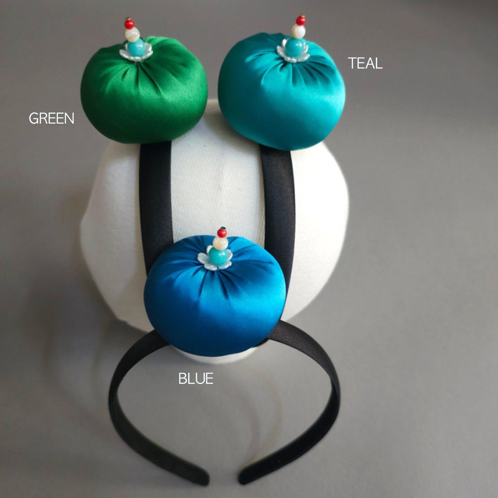 Vibrant Jade Cushion Headband - Native Korean