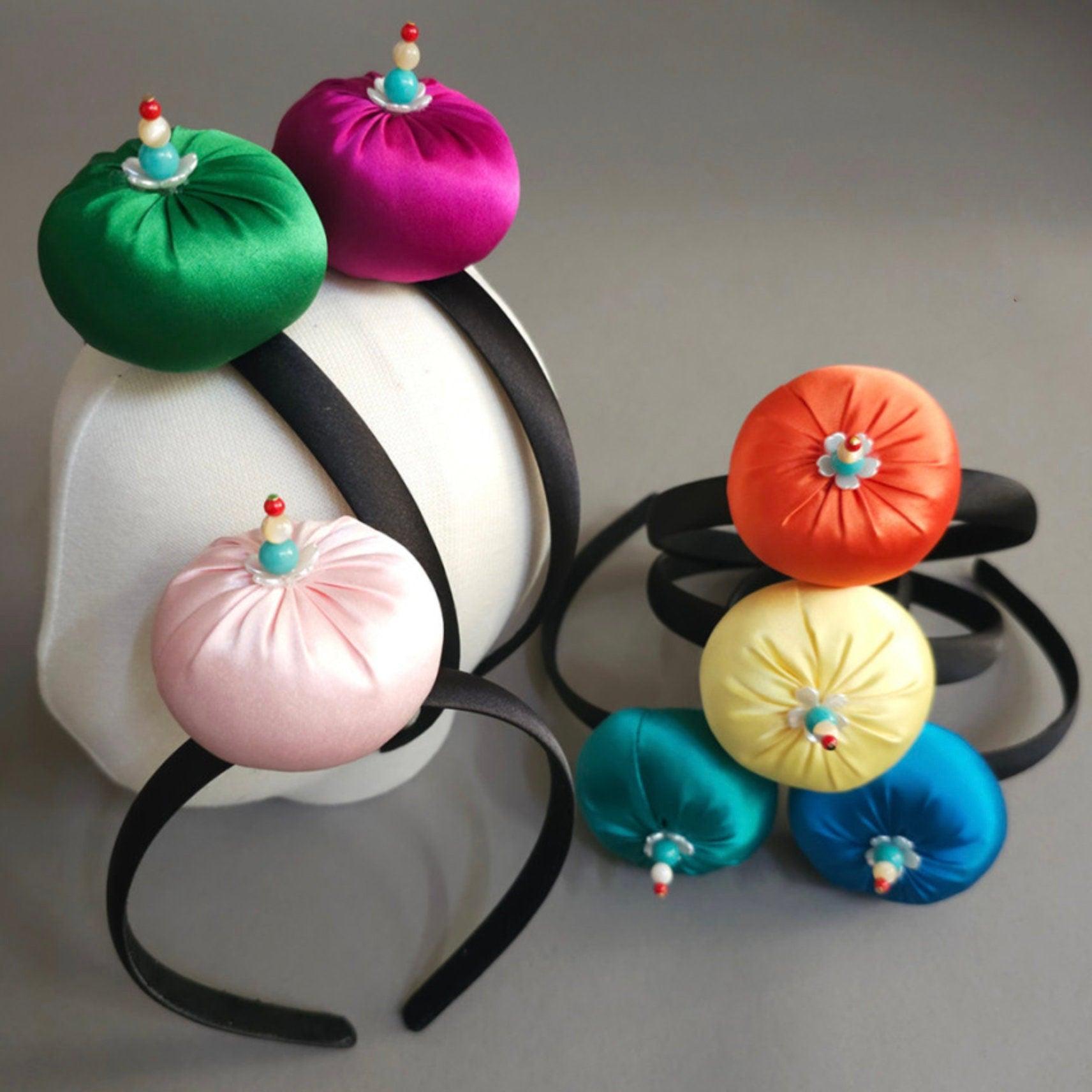 Vibrant Jade Cushion Headband - Native Korean