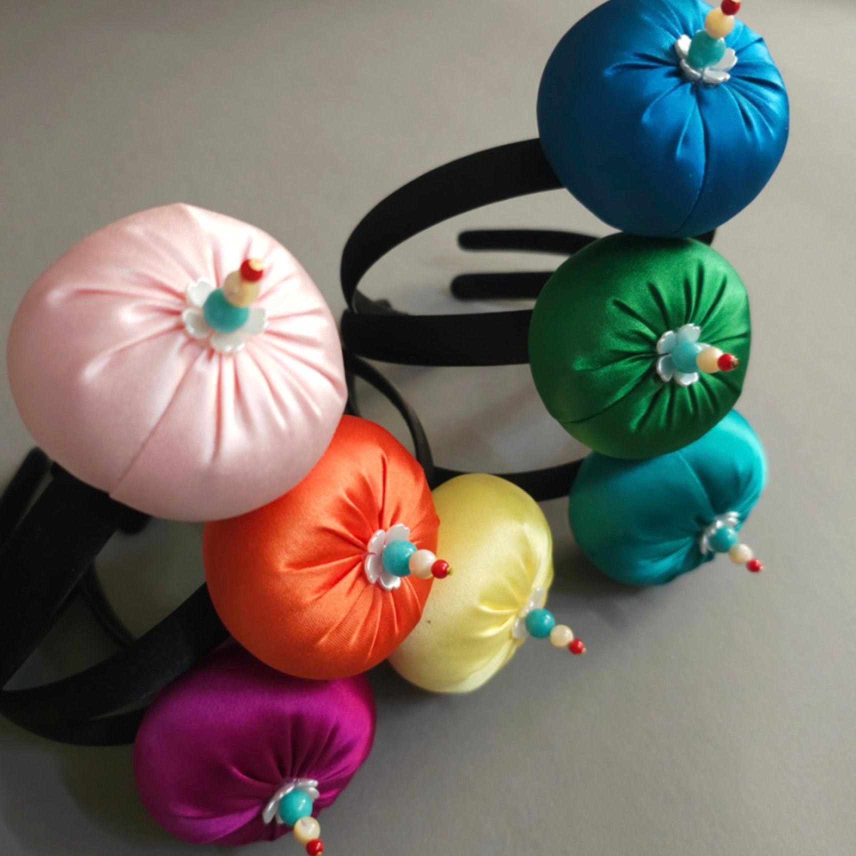 Vibrant Jade Cushion Headband - Native Korean