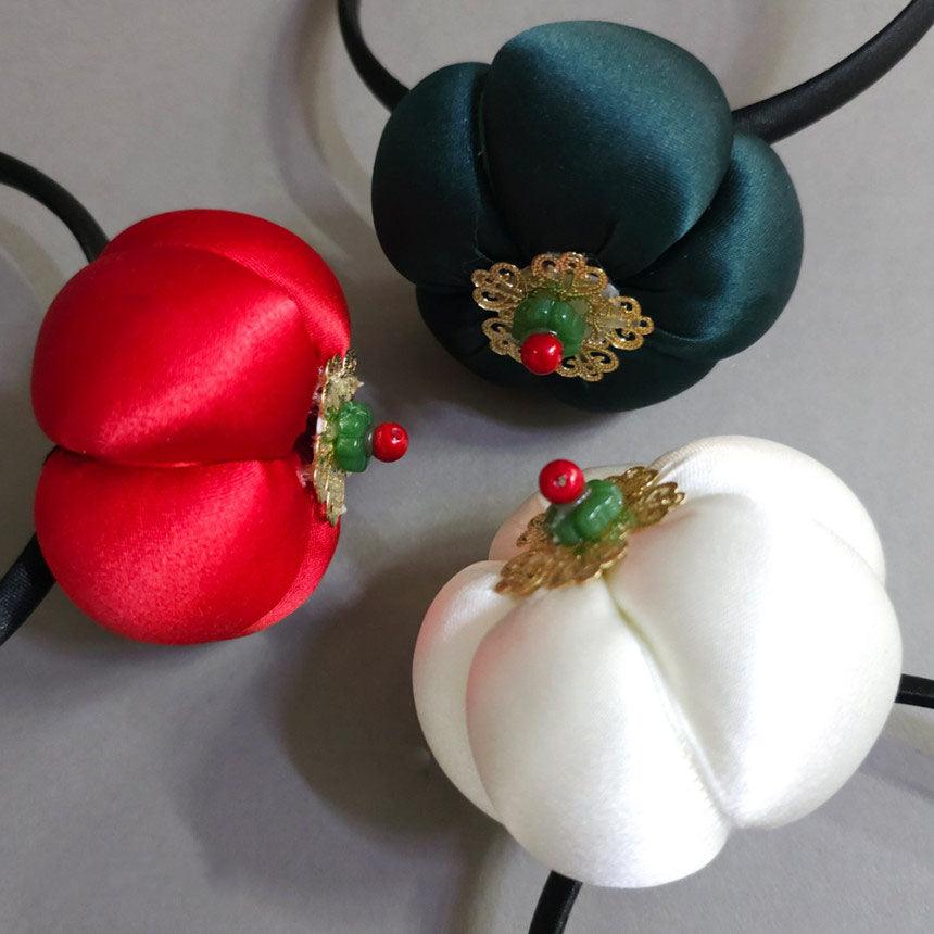 Vivid Pumpkin Headband - Native Korean