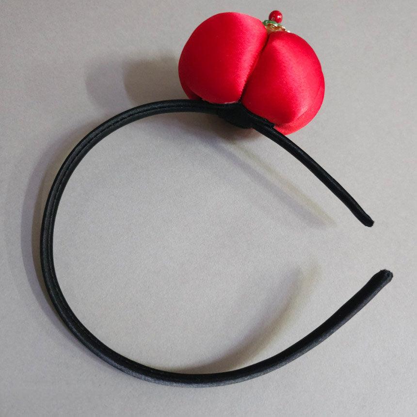 Vivid Pumpkin Headband - Native Korean