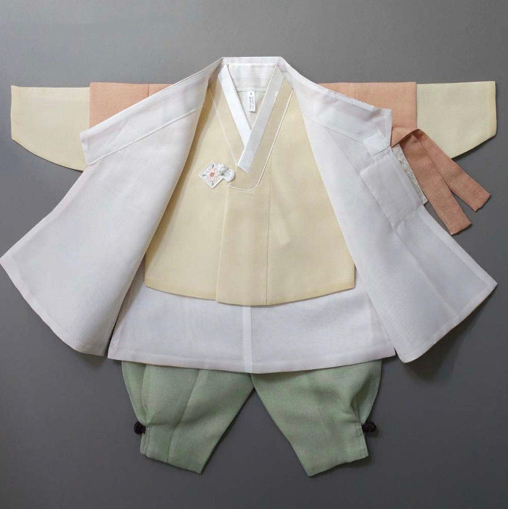 Woojin Coral Boy Hanbok (100D-12YR) - Native Korean