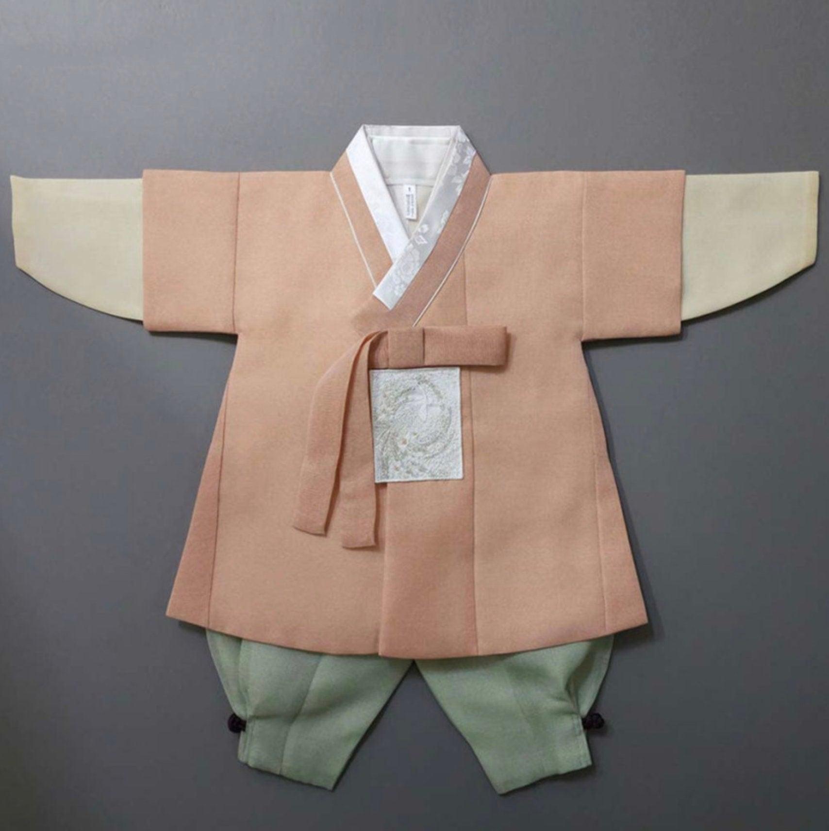 Woojin Coral Boy Hanbok (100D-12YR) - Native Korean