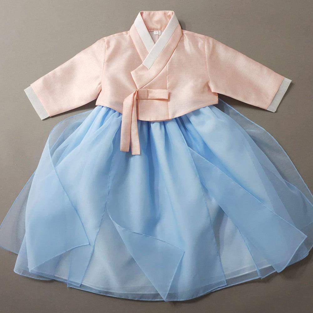 Youl Flared Sky Girl Hanbok (100D-15YR) - Native Korean
