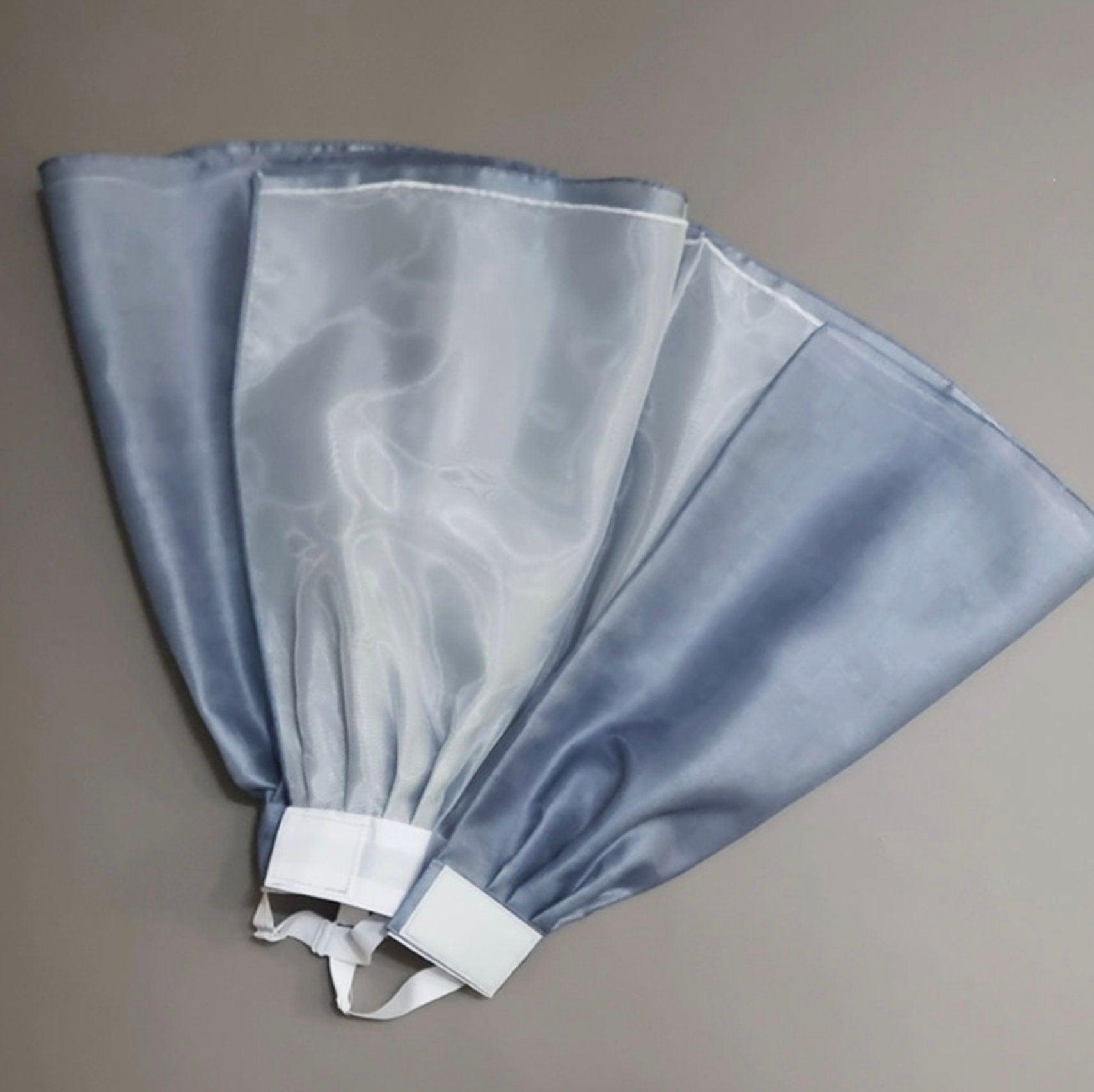 Yuhee Silver Foil Blue Girl Hanbok (100D-15YR) - Native Korean