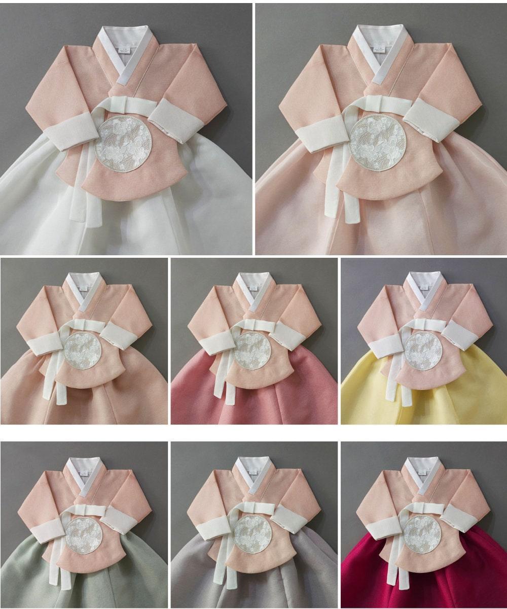 Yujin Coral Dangui-8 Color Skirt Girl Hanbok (100D-15YR) - Native Korean