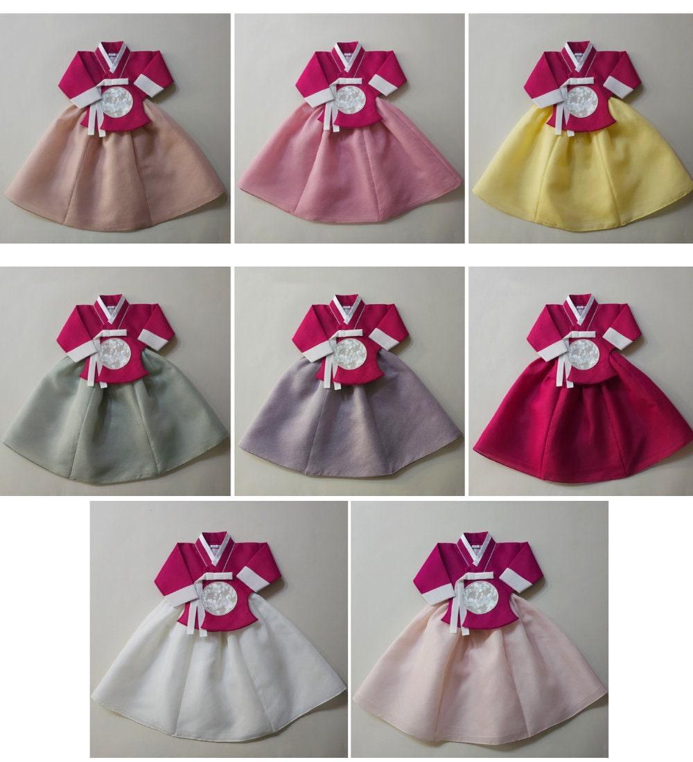 Yujin Magenta Dangui-8 Color Skirt Girl Hanbok (100D-15YR) - Native Korean