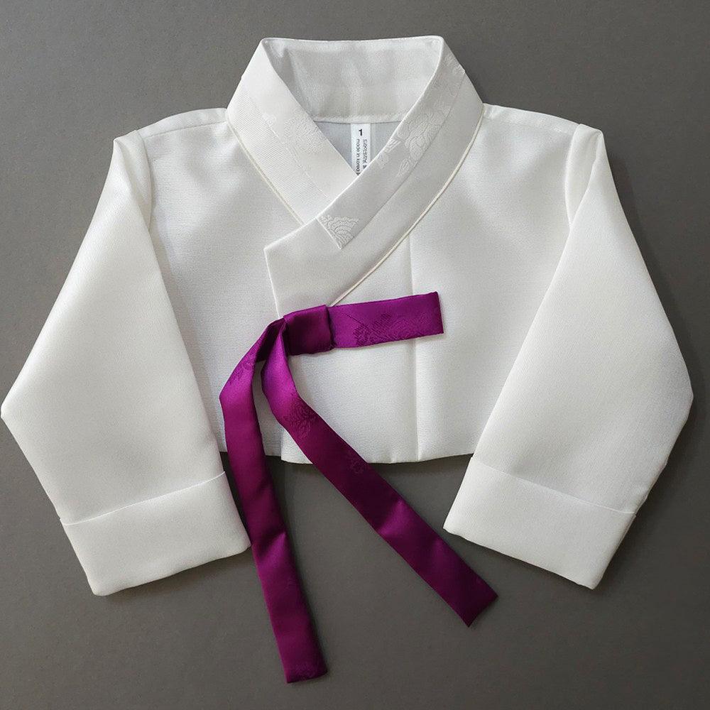 Yun Red Saekdong Girl Hanbok (1-8YR) - Native Korean