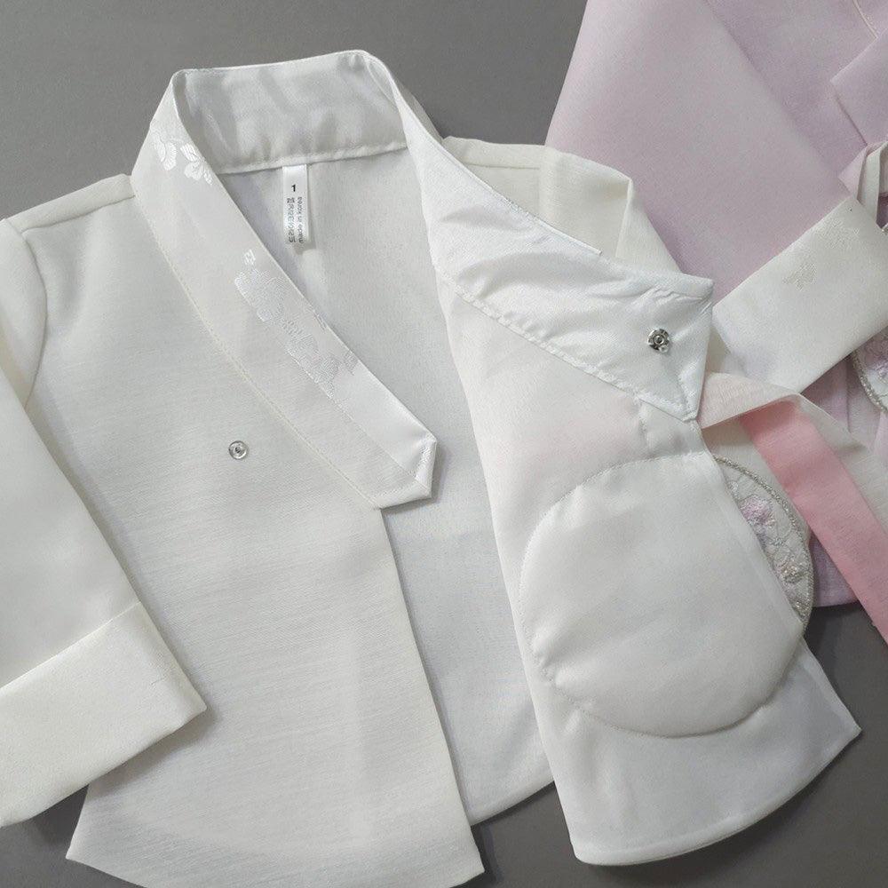 Yurim Gold Foil Pink Skirt Girl Hanbok (1-10YR) - Native Korean