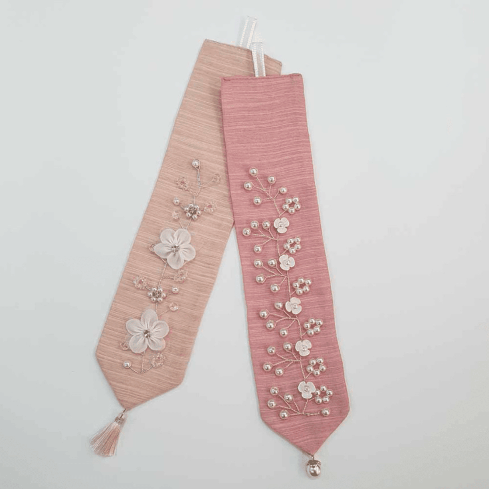 Beads Floral Ribbon - Native Korean