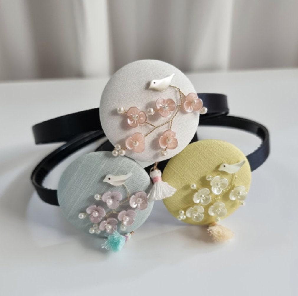 Bird Beads Headband - Native Korean
