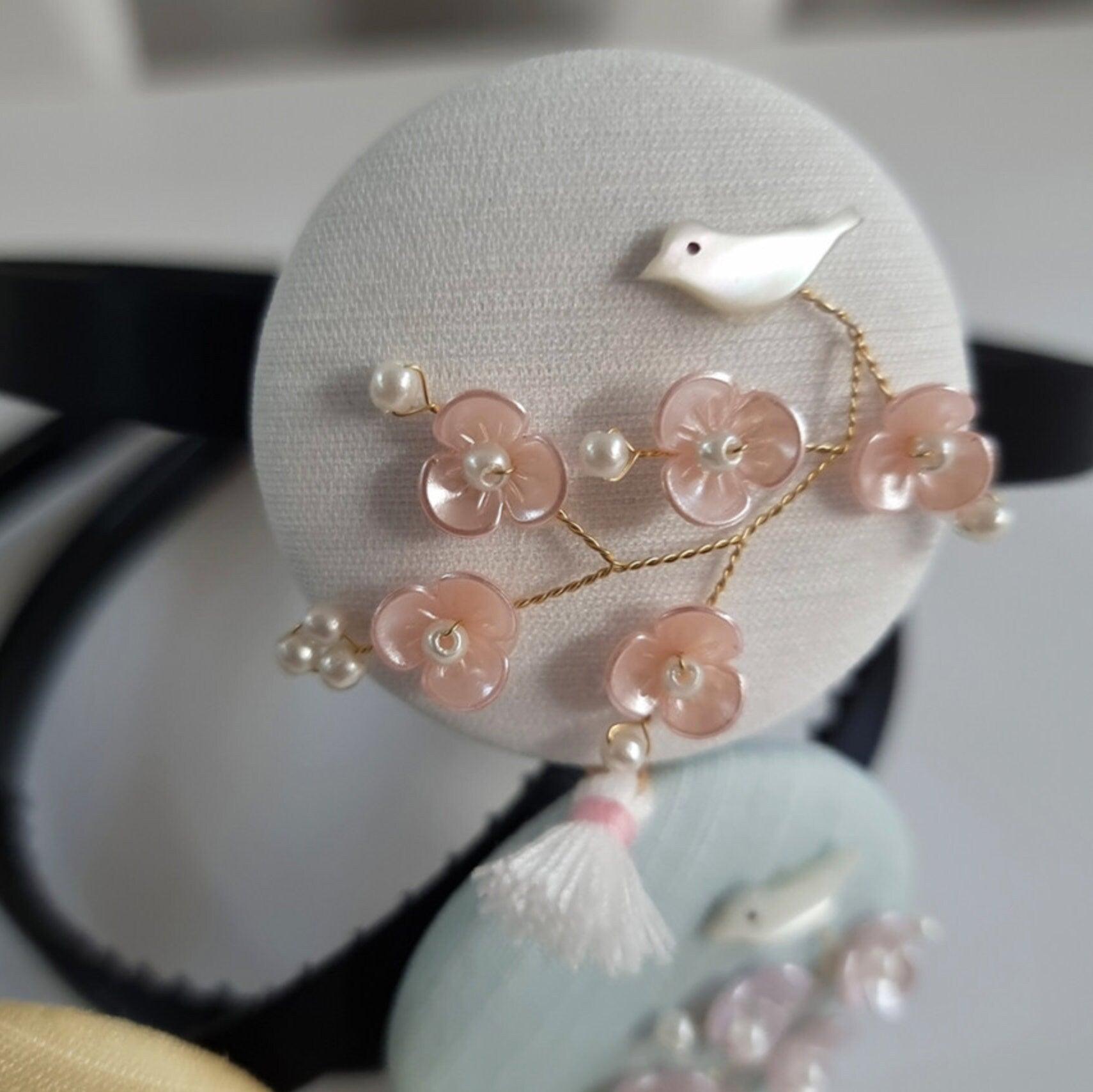 Bird Beads Headband - Native Korean