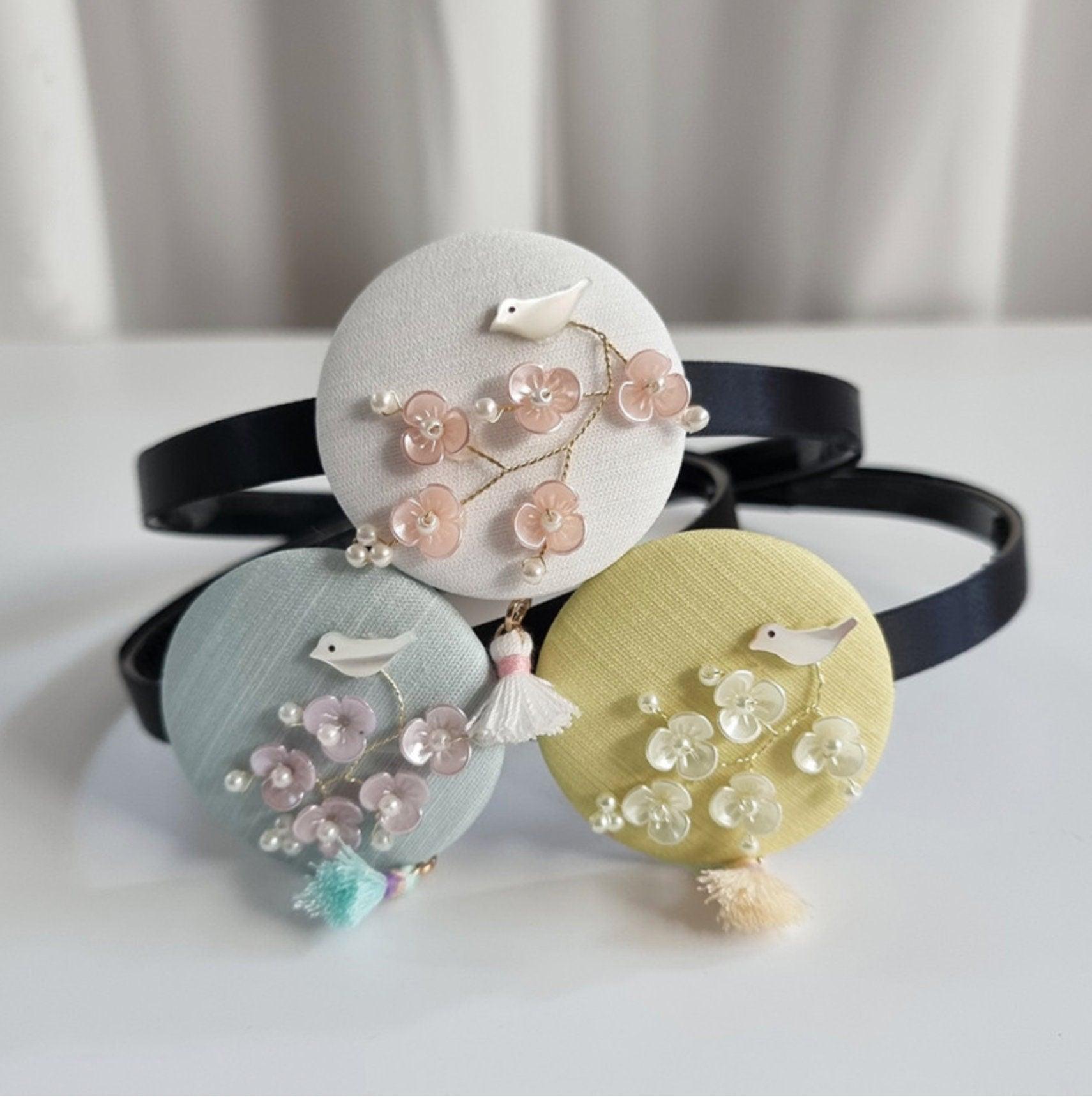 Bird Beads Headband - Native Korean