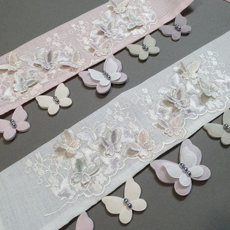 White Butterfly Dol Belt - Native Korean