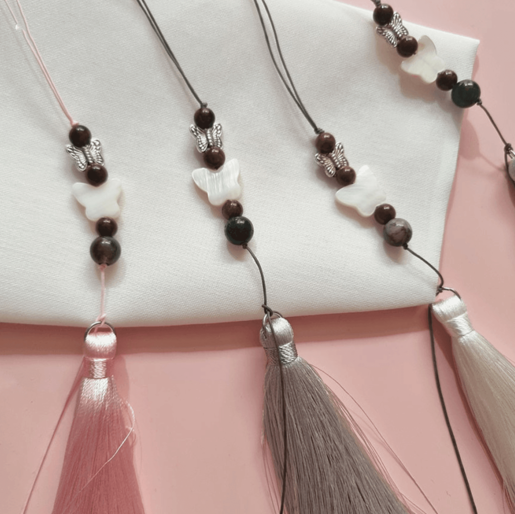 Butterfly Elegance Tassel Norigae - Native Korean