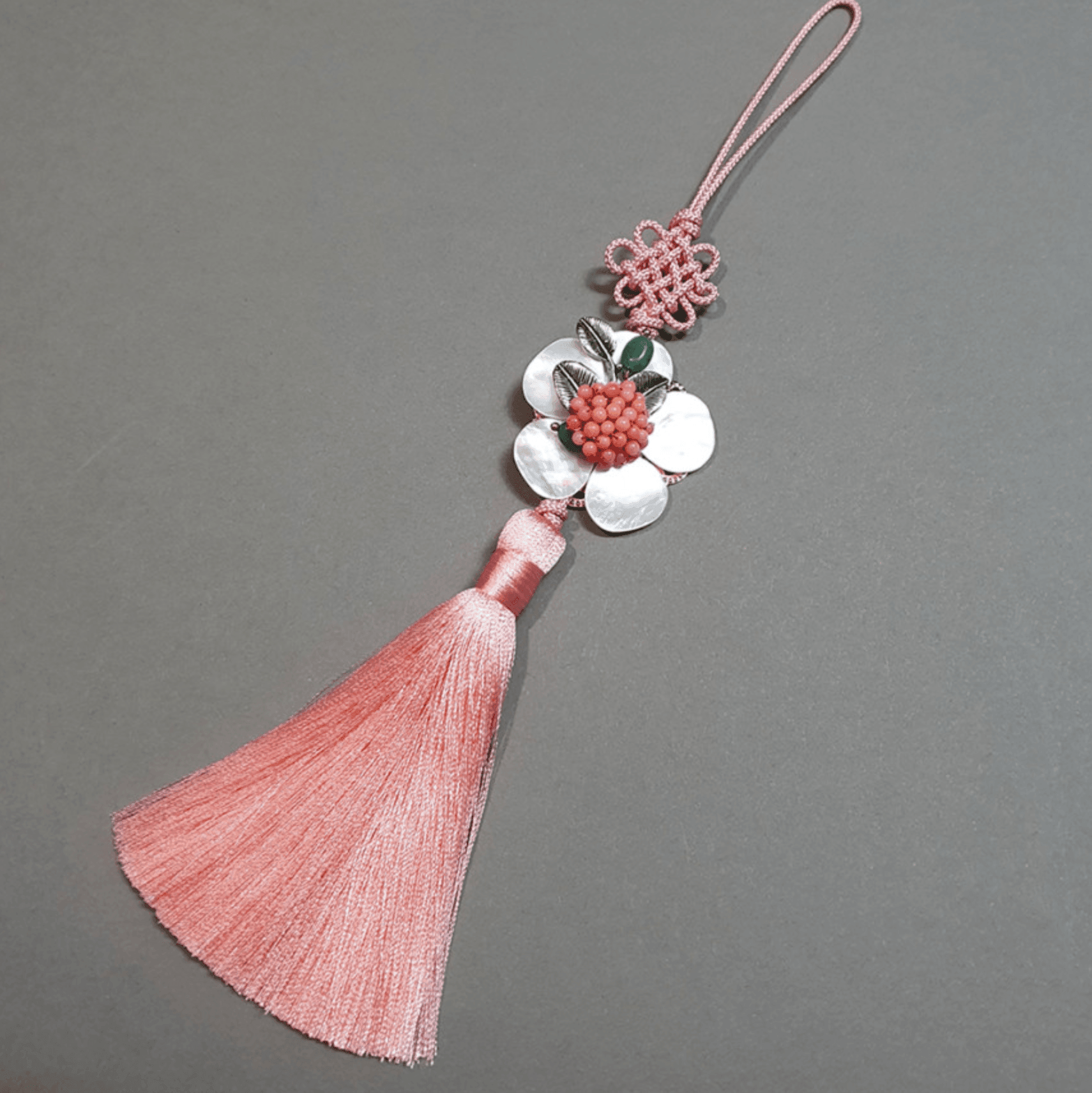Cherry Tassel Norigae - Native Korean